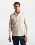 Last Layer Lined Q-Zip - Frontier Beige Heather (The Geronimo)