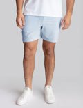 3 in 1 Khaki Shorts - Blue Seersucker (The Hyannis Sports)